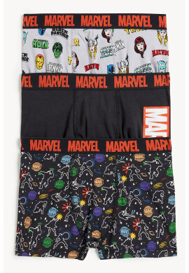 Marks & Spencer Боксерки с щампа на Marvel - 3 чифта - Pepit.bg