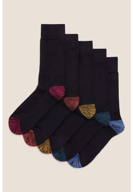 Marks & Spencer Чорапи с контрасти - 5 чифта - Pepit.bg