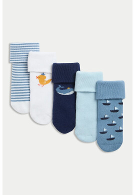 Marks & Spencer Чорапи с памук - 5 чифта - Pepit.bg