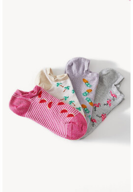 Marks & Spencer Чорапи с щампа - 4 чифта - Pepit.bg