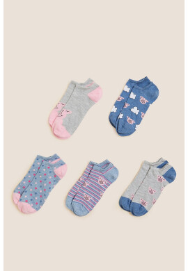Marks & Spencer Чорапи с щампа - 5 чифта - Pepit.bg