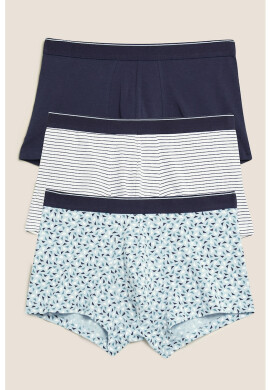 Marks & Spencer Десенирани боксерки - 3 чифта - Pepit.bg