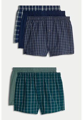 Marks  Spencer Десенирани боксерки - 5 чифта - Pepit.bg