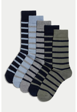 Marks  Spencer Дълги чорапи Cool & Fresh™ - 5 чифта - Pepit.bg
