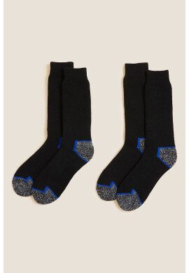 Marks  Spencer Дълги чорапи Freshfeet™ - 2 чифта - Pepit.bg