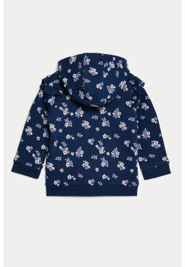 Marks  Spencer Флорално худи с цип - Pepit.bg