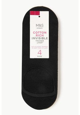 Marks & Spencer Изрязани чорапи - 4 чифта - Pepit.bg