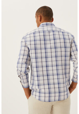 Marks & Spencer Карирана риза с лен - Pepit.bg