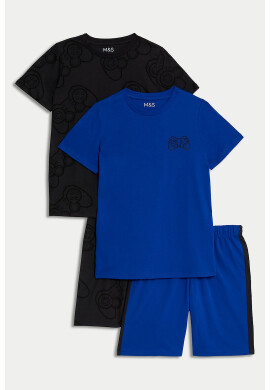 Marks  Spencer Къса пижама - 2 чифта - Pepit.bg