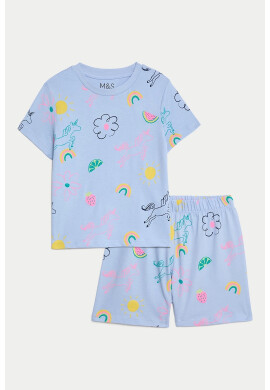 Marks & Spencer Къса пижама с принт - Pepit.bg