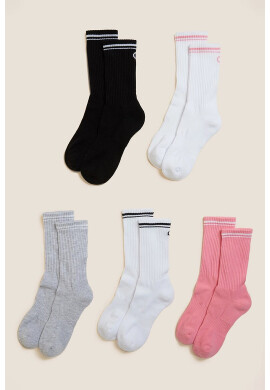 Marks  Spencer Къси чорапи - 5 чифта - Pepit.bg