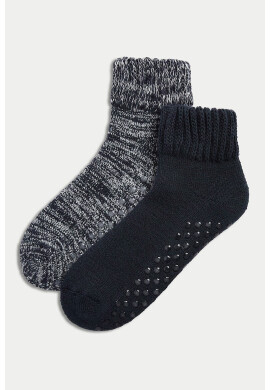 Marks  Spencer Къси чорапи с вълна - 2 чифта - Pepit.bg
