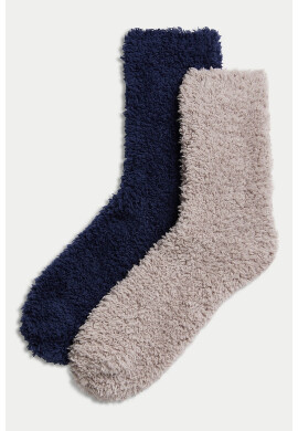 Marks & Spencer Къси мъхести чорапи - 2 чифта - Pepit.bg