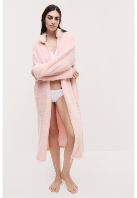 Marks  Spencer Мъхест халат с цип - Pepit.bg