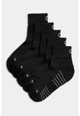 Marks  Spencer Омекотени къси чорапи - 5 чифта - Pepit.bg