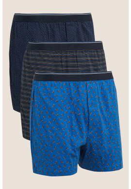 Marks & Spencer Памучни боксерки - 3 чифта - Pepit.bg