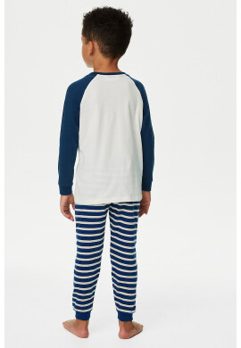Marks  Spencer Памучни пижами 2 чифта - Pepit.bg