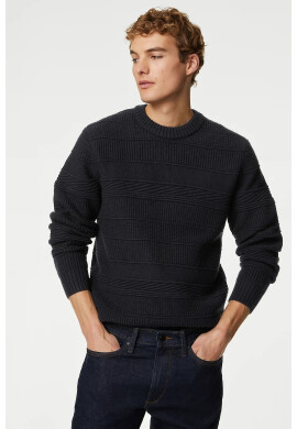 Marks  Spencer Пуловер с овално деколте - Pepit.bg