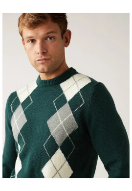 Marks  Spencer Пуловер с шарка Аргайл - Pepit.bg