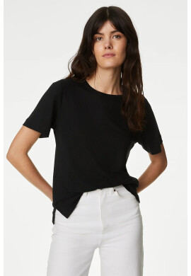 Marks  Spencer Тениска с модал - Pepit.bg
