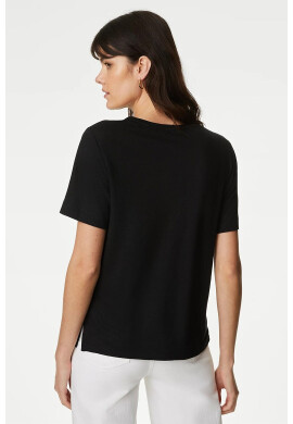 Marks  Spencer Тениска с модал - Pepit.bg
