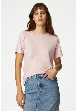 Marks  Spencer Тениска от лен и модал - Pepit.bg