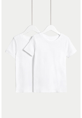 Marks & Spencer Тениска с памук - 2 чифта - Pepit.bg