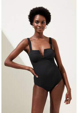 Marks  Spencer Цял бански с рипс - Pepit.bg