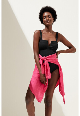 Marks  Spencer Цял бански с рипс - Pepit.bg