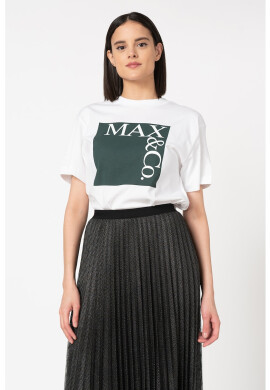 Max&Co Тениска с лого - Pepit.bg