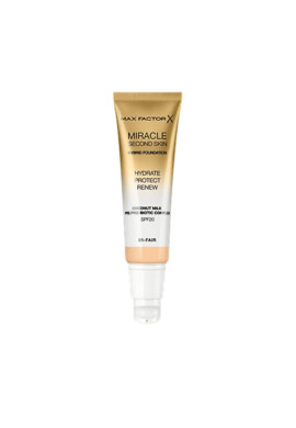 Max Factor Фон дьо тен Miracle Second Skin - SPF 20 - Pepit.bg