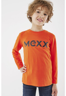 Mexx Блуза с овално деколте и лого - Pepit.bg
