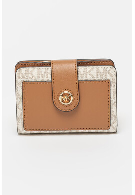 Michael Kors Кожено портмоне с монограм - Pepit.bg