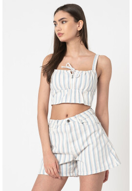 Missguided Къс топ с райе - Pepit.bg