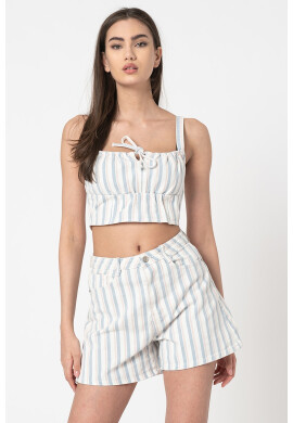 Missguided Къс топ с райе - Pepit.bg