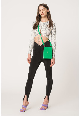 Missguided Къса блуза с принт - Pepit.bg