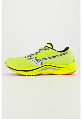 Mizuno Мрежести обувки за бягане Wave Rebellion - Лайм зелено/Tъмносив/Шам фъстък зелено - Pepit.bg