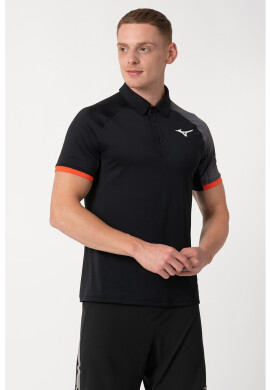 Mizuno Тениска Flex с яка и контрасти - Pepit.bg