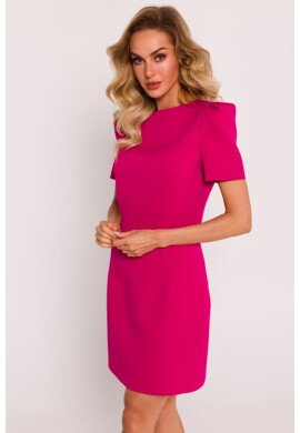 MOE Rochie mini cu maneci decorative - Фуксия - Pepit.bg