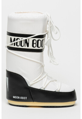Moon Boot Текстилни апрески MB Icon - Бял/Черен - Pepit.bg
