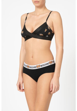 Moschino Бикини хипстър с лого - Pepit.bg