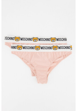 Moschino Бикини с лого 2 чифта - Pepit.bg