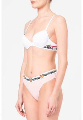 Moschino Сутиен с лого - Pepit.bg
