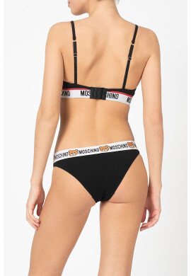Moschino Сутиен с лого - Pepit.bg