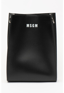 MSGM Кожена чанта с лого - Pepit.bg