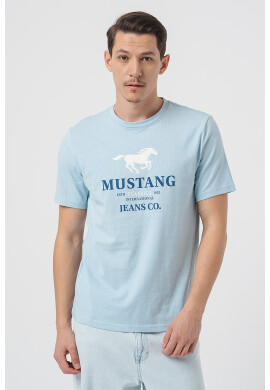 Mustang Тениска Austin с лого - Pepit.bg