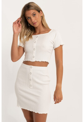 NA-KD Къса рипсена пола - Pepit.bg