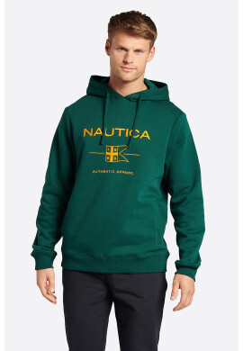 Nautica Худи с бродиран надпис - Pepit.bg