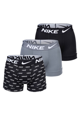 Nike Боксерки с Dri-Fit - 3 чифта - Черен/Сив - Pepit.bg