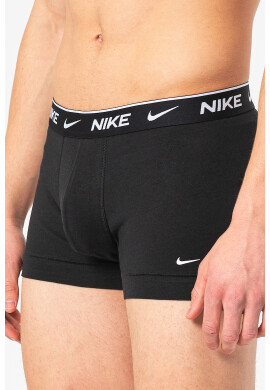 Nike Боксерки с лого - 3 чифта - Бял/Черен/Сив - Pepit.bg
